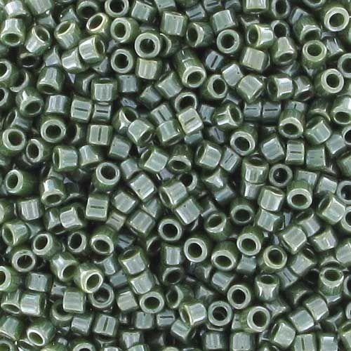 Miyuki Delica Bead Opaque Avocado Luster 11/0 - 4 gram-Kraaltjes van Renate