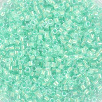 Miyuki Delica DB-1707 mint pearl lined glacier blue 11/0 - 4 gram-Kralen-Kraaltjes van Renate