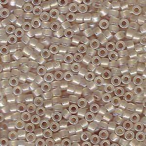 Miyuki Delica Beige Lined Opal Ab 11/0 - 4gr-Kraaltjes van Renate