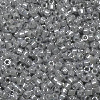 Miyuki Delica 11/0 sparkling pewter lined opal AB - 4 gram-Kralen-Kraaltjes van Renate