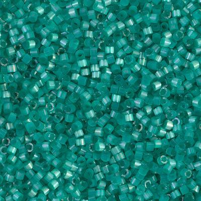 Miyuki Delica DB-1813 Dyed Aqua Green Silk Satin 11/0 - 4 gram-Kralen-Kraaltjes van Renate