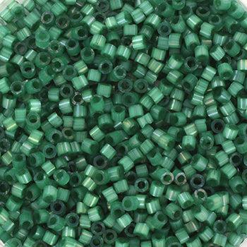Miyuki Delica DB-1814 Silk satin dyed emerald 11/0 - 4 gram-Kralen-Kraaltjes van Renate