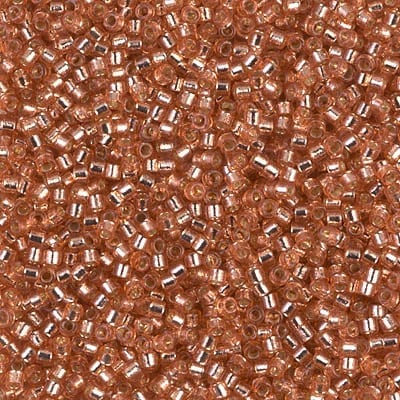 Miyuki Delica DB-2151 duracoat silverlined dyed rose copper 11/0 - 4 gram-Kralen-Kraaltjes van Renate