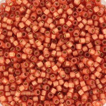 Miyuki Delica DB-2178 frosted silverlined papaya 11/0 - 4 gram-Kralen-Kraaltjes van Renate