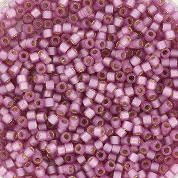 Miyuki Delica DB-2180 Duracoat semi frosted silverlined dyed orchid 11/0 - 4 gram-Kralen-Kraaltjes van Renate