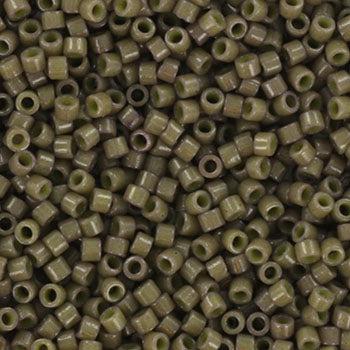 Miyuki Delica 11/0 Duracoat opaque dyed taupe greige DB-2365 - 4 gram-Kralen-Kraaltjes van Renate