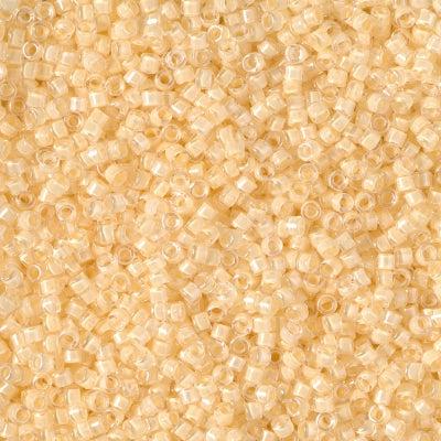 Miyuki Delica DB-2371 Fancy lined cream 11/0 - 4 gram-Kralen-Kraaltjes van Renate