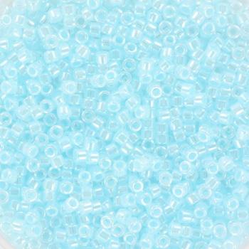 Miyuki Delica ceylon light aqua 11/0 - 4 gram-Kraaltjes van Renate