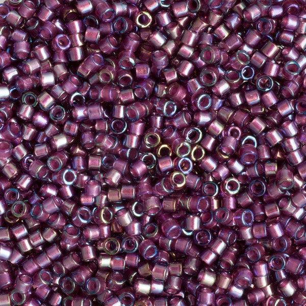 Miyuki Delica DB-2390 fancy lined brandy 11/0 - 4 gram-Kralen-Kraaltjes van Renate