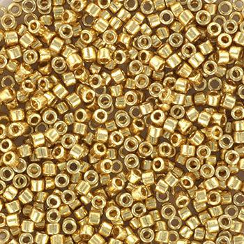 Miyuki Delica DB-2501 Duracoat galvanized pale gold 11/0 - 4 gram-Kralen-Kraaltjes van Renate