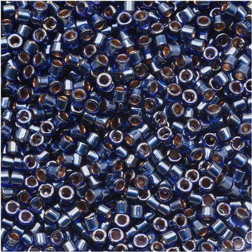 Miyuki Delica Dark Blue-Lined Luster 11/0 - 4gr-Kraaltjes van Renate