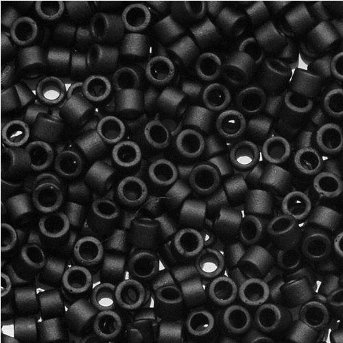 Miyuki Delica Matted Black 11/0 - 4gr-Kraaltjes van Renate