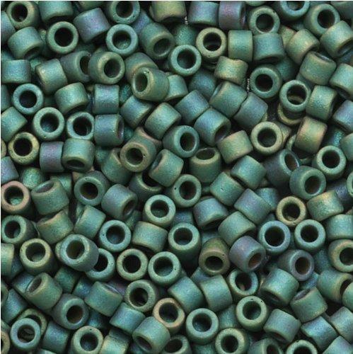 Miyuki Delica Metallic Green Matte 11/0 - 4gr-Kraaltjes van Renate