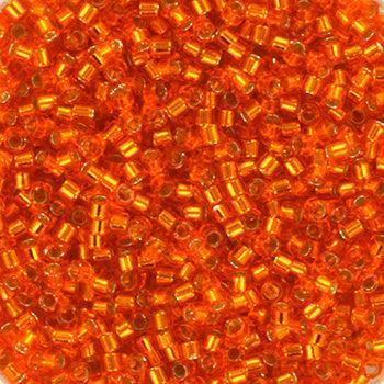 Miyuki Delica DB-45 silverlined orange 11/0 - 4 gram-Kralen-Kraaltjes van Renate