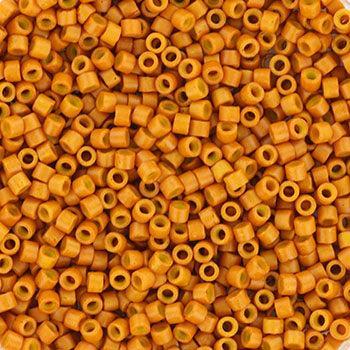 Miyuki Delica DB-653 opaque dyed pumpkin 11/0 - 4 gram-Kralen-Kraaltjes van Renate