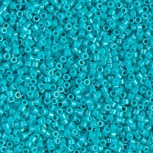 Miyuki Delica DB-658 Opaque dyed turquoise 11/0 - 4 gram-Kralen-Kraaltjes van Renate