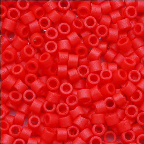 Miyuki Delica Mat Red Opaque 11/0 - 4gr-Kraaltjes van Renate
