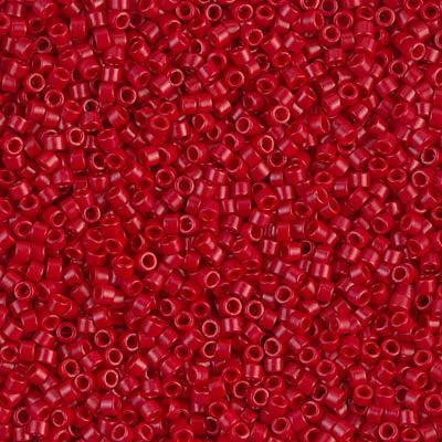 Miyuki Delica 11/0 Dyed Opaque Red - 4 gram-Kralen-Kraaltjes van Renate