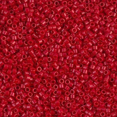 Miyuki Delica 11/0 Dyed Opaque Red - 4 gram-Kralen-Kraaltjes van Renate