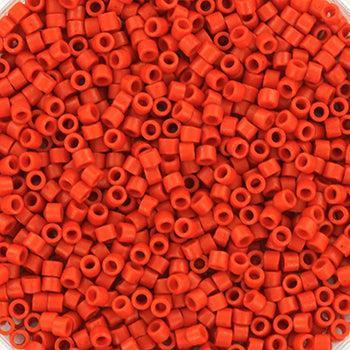 Miyuki Delica DB-795 opaque semi frosted dyed cinnabar 11/0 - 4 gram-Kralen-Kraaltjes van Renate