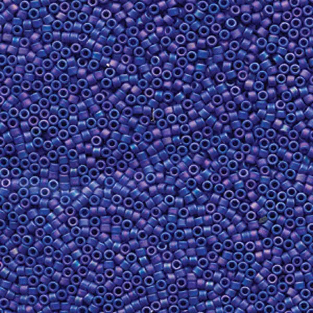 Miyuki Delica DB-880 matt opaque blue AB 11/0 - 4 gram-Kralen-Kraaltjes van Renate