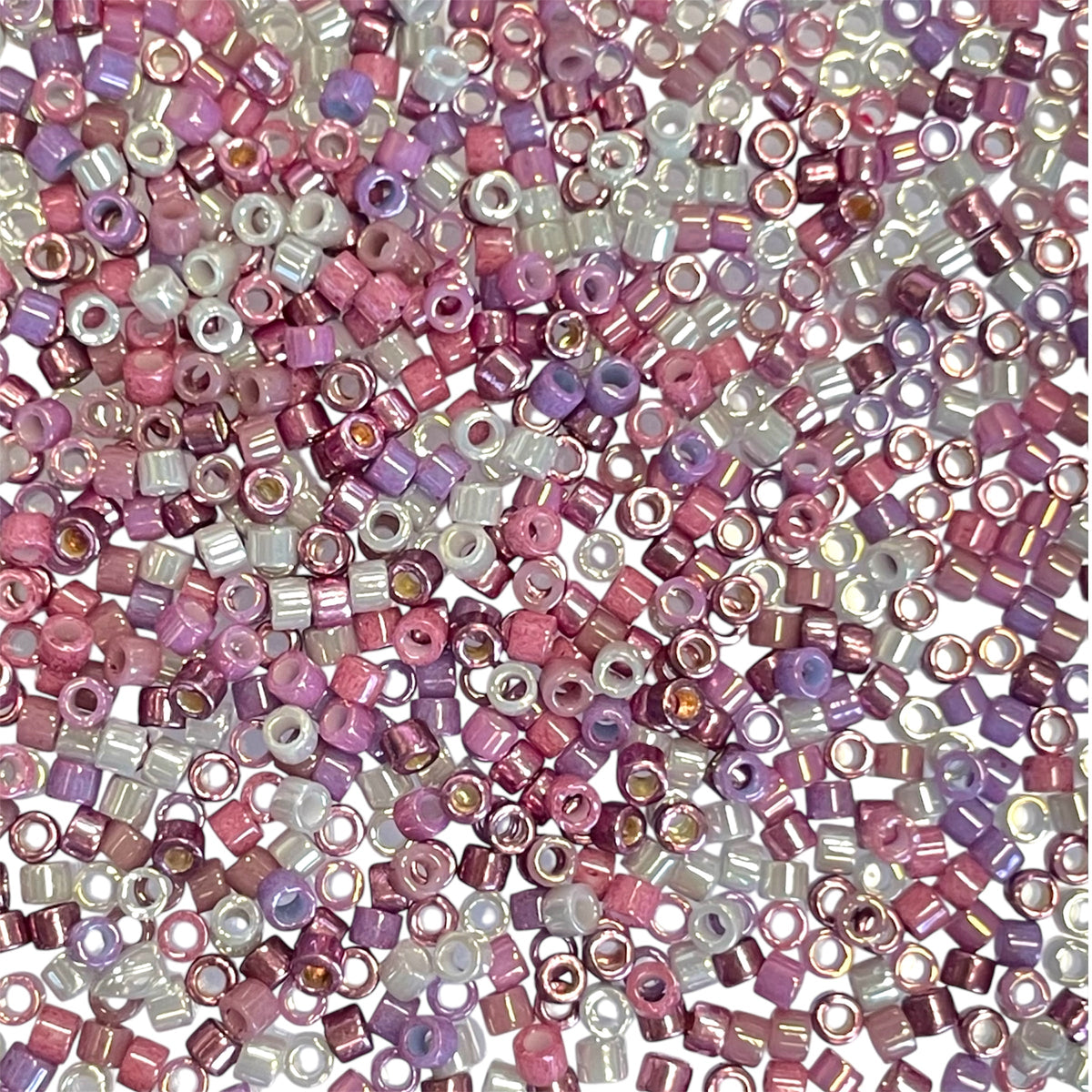 Miyuki Delica DB-mix21 lavender 11/0 - 4 gram-Kralen-Kraaltjes van Renate