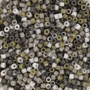 Miyuki Delica DB-mix41 grey shadow 11/0 - 4 gram-Kralen-Kraaltjes van Renate