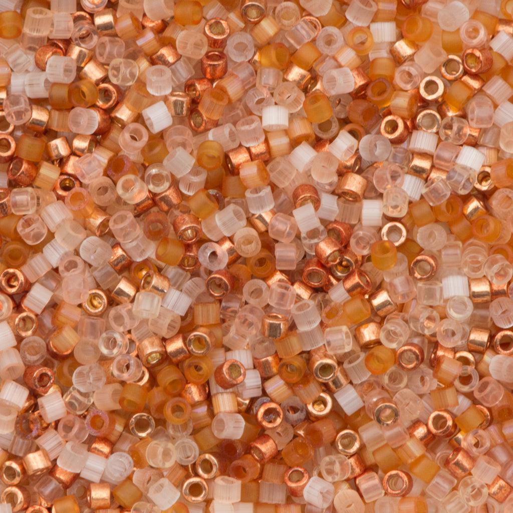 Miyuki Delica DB-mix50 Mix peaches & cream 11/0 - 4 gram-Kralen-Kraaltjes van Renate