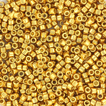 Miyuki Delica duracoat galvanized gold 11/0- 4 gram-Kralen-Kraaltjes van Renate