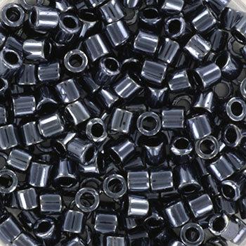 Miyuki Delica opaque gunmetal 8/0- 4 gram-Kralen-Kraaltjes van Renate