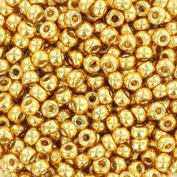 Miyuki Rocailles 8-4202 Duracoat Galvanized Gold 8/0 (3mm) - 5 gram