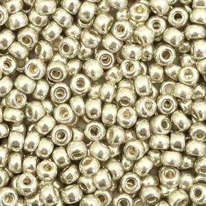 Miyuki rocailles 8/0 Duracoat galvanized silver - 5 gram-Kraaltjes van Renate