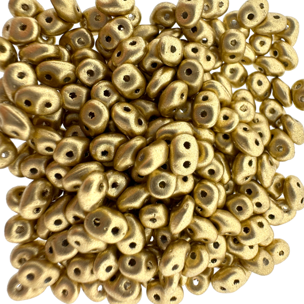 Miyuki SuperDuo GoldPlated 2,5x5mm - 3 gram-Kralen-Kraaltjes van Renate