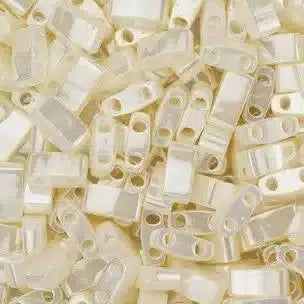 Miyuki Tila HTL-592 antique ivory pearl 5x2,3mm - 3 gram-Kralen-Kraaltjes van Renate