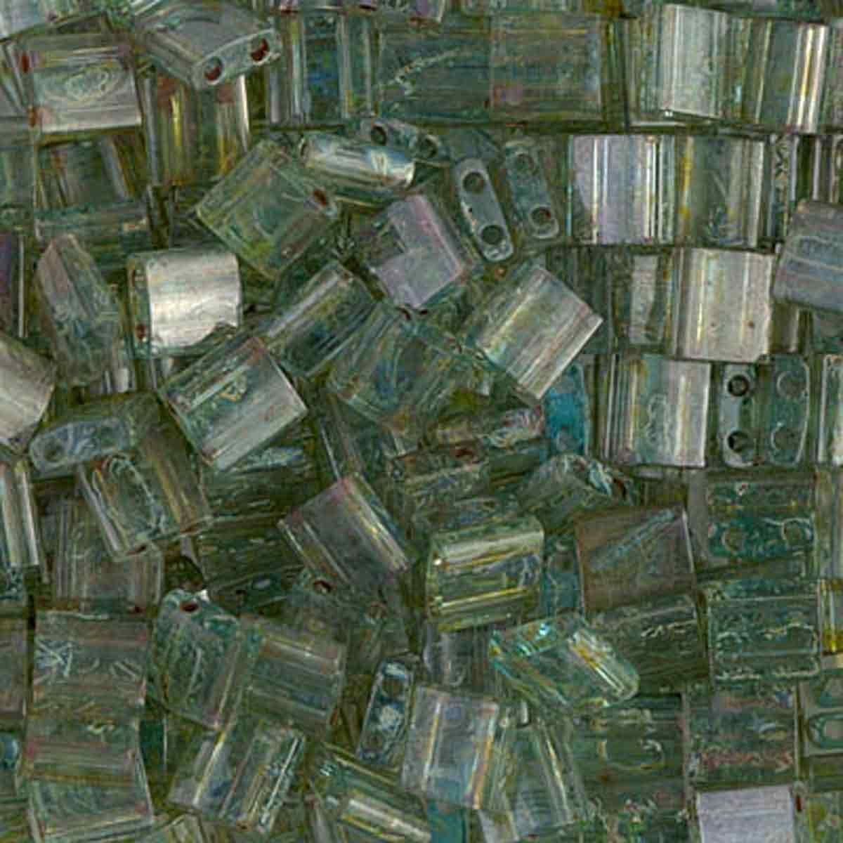 Miyuki Tila TL-4506 picasso olive 5x5mm - 3 gram-Kralen-Kraaltjes van Renate