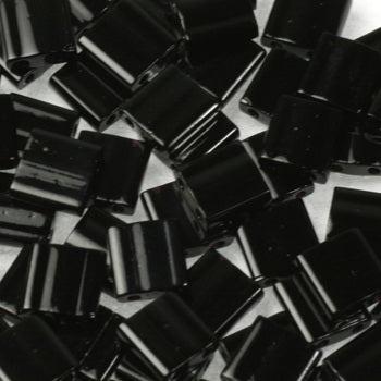 Miyuki Tila TL5-401 Opaque black 5x5mm - 3 gram-Kralen-Kraaltjes van Renate