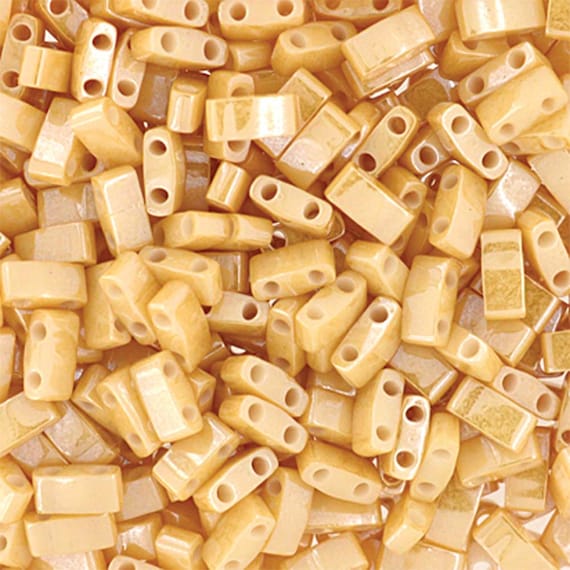 Miyuki Tila TLH-593 Ceylon light caramel 5x2,3mm - 3 gram-Kralen-Kraaltjes van Renate