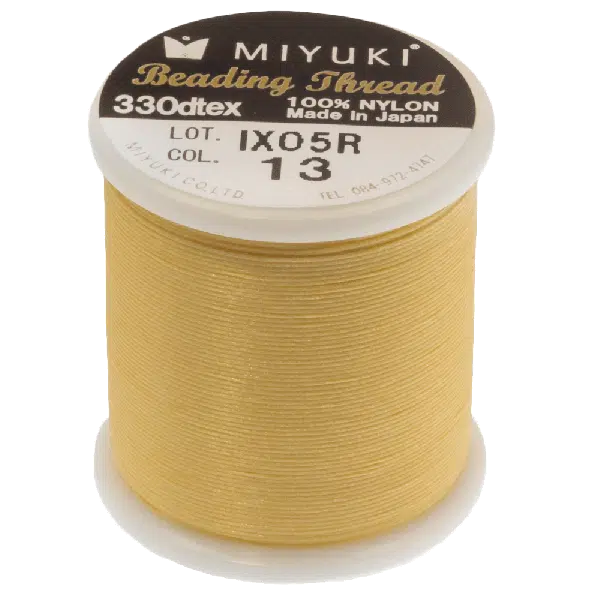 Miyuki beading draad B Geel - 50 meter-koord-Kraaltjes van Renate