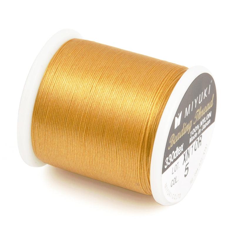 Miyuki beading draad B Goud - 50 meter-koord-Kraaltjes van Renate