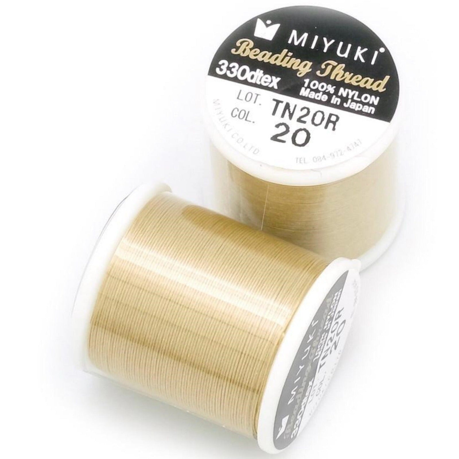 Miyuki beading draad B champagne goud - 50 meter-koord-Kraaltjes van Renate