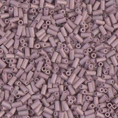 Miyuki bugles 3mm Opaque mauve matte AB - 5 gram-Kralen-Kraaltjes van Renate