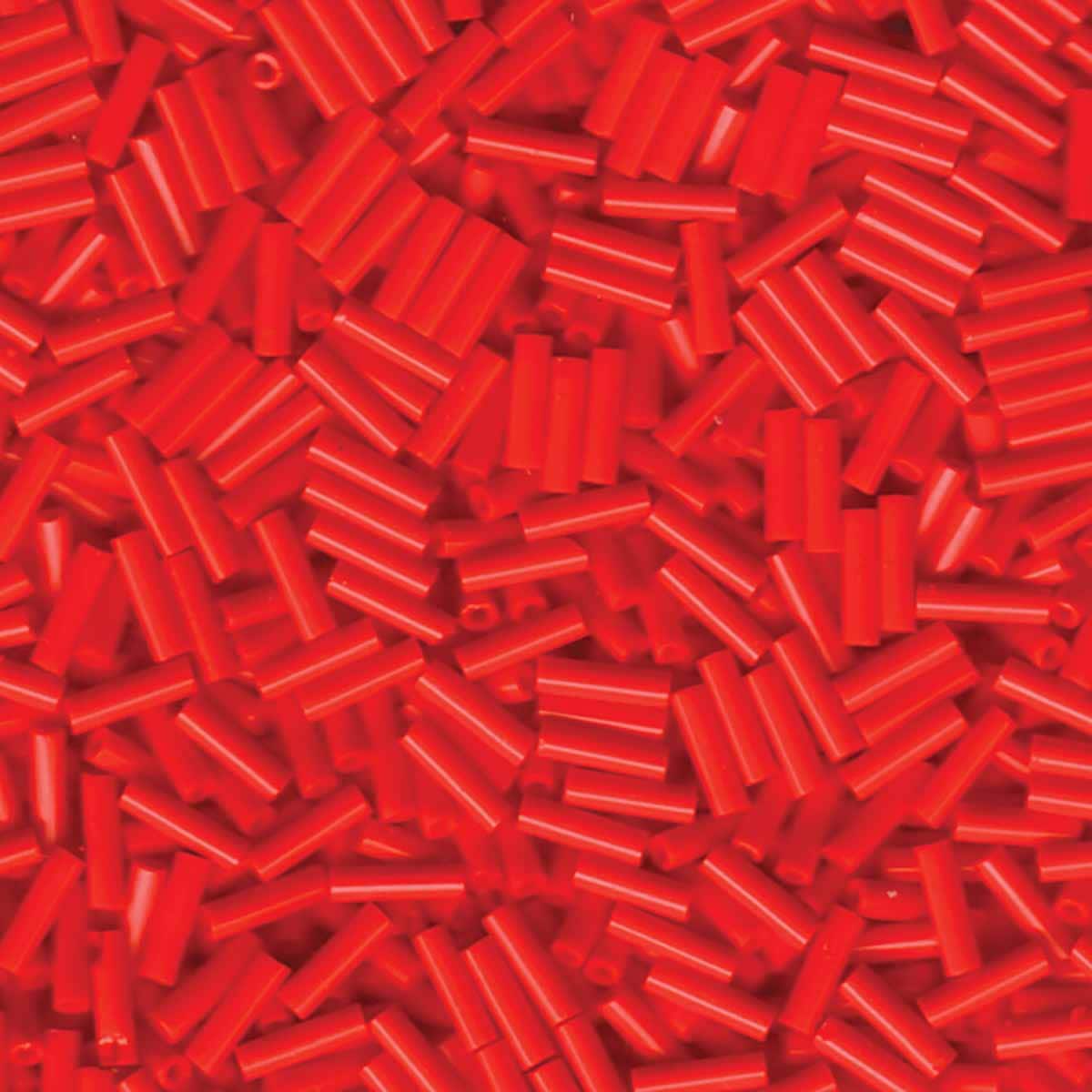 Miyuki bugles 6mm Opaque red - 5 gram-Kralen-Kraaltjes van Renate