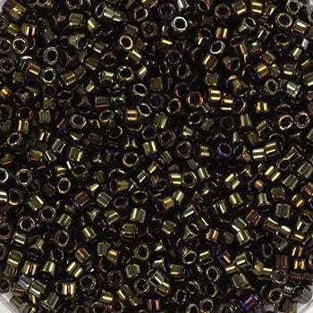 Miyuki delica's DB-7 metallic iris brown - 4 gram-Kralen-Kraaltjes van Renate