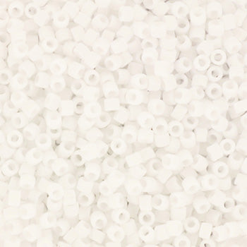 Miyuki delica's DB-750 opaque matte white - 4 gram-Kralen-Kraaltjes van Renate