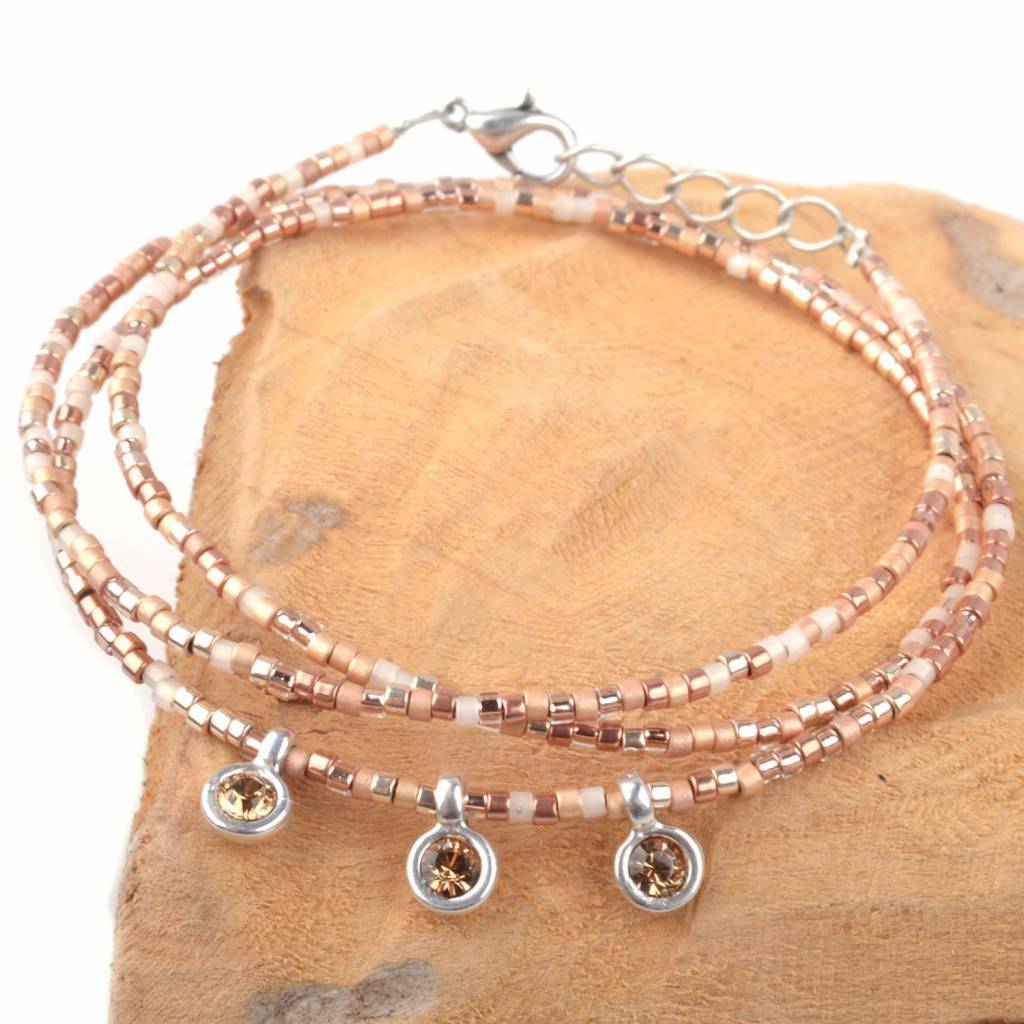 Miyuki mini rosegold DIY pakket-Kraaltjes van Renate