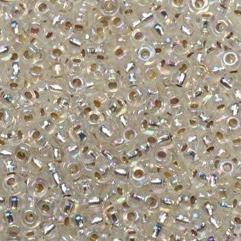 Miyuki rocailles 11/0 Silverlined ab crystal 11-1001-Kraaltjes van Renate