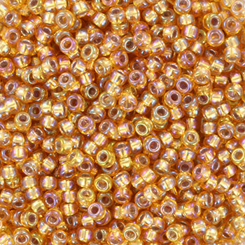 Miyuki rocailles 11-1004 silverlined ab dark gold (2mm) - 5 gram-Kralen-Kraaltjes van Renate
