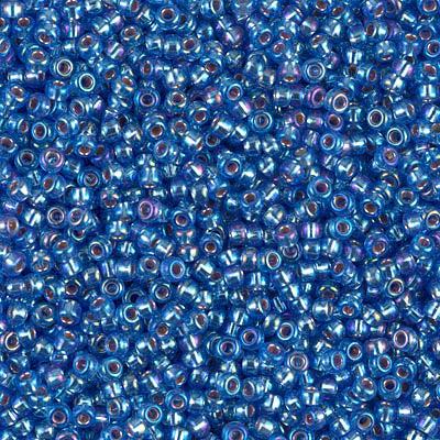 Miyuki rocailles 11-1019 Silver lined saffier AB - 5 gram-Kralen-Kraaltjes van Renate