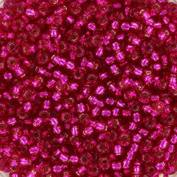 Miyuki rocailles 11-1436 Silverlined dyed raspberry 11/0 - 5 gram-Kralen-Kraaltjes van Renate