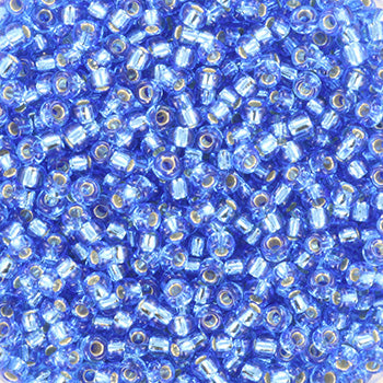 Miyuki rocailles 11-19 silverlined sapphire (2mm) - 5 gram-Kralen-Kraaltjes van Renate